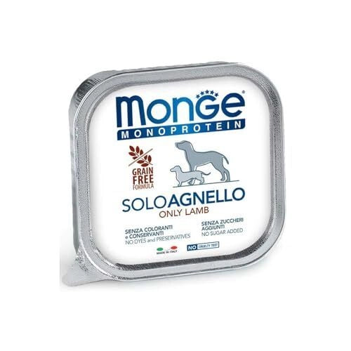 Scatolette Monge cibo umido per cani - 24 vaschette da 150 grammi l'una. flavor: Maiale