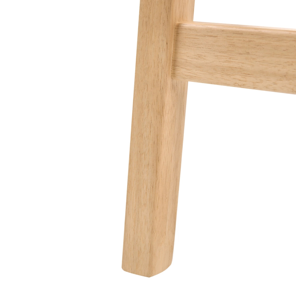 Set di 2 sedie da bar Seduta imbottita Legno chiaro e verde menta elegante