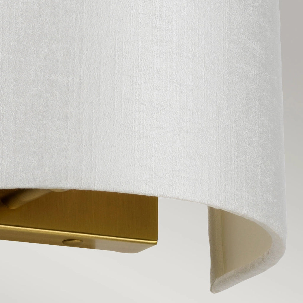 Applique Cooper ottone anticato crema 23cm E27 60W Lightbox