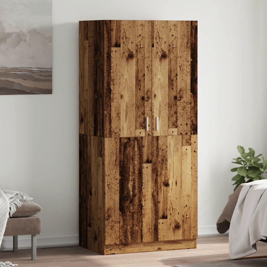 Armadio Legno Antico 80x52x180 cm in Truciolato