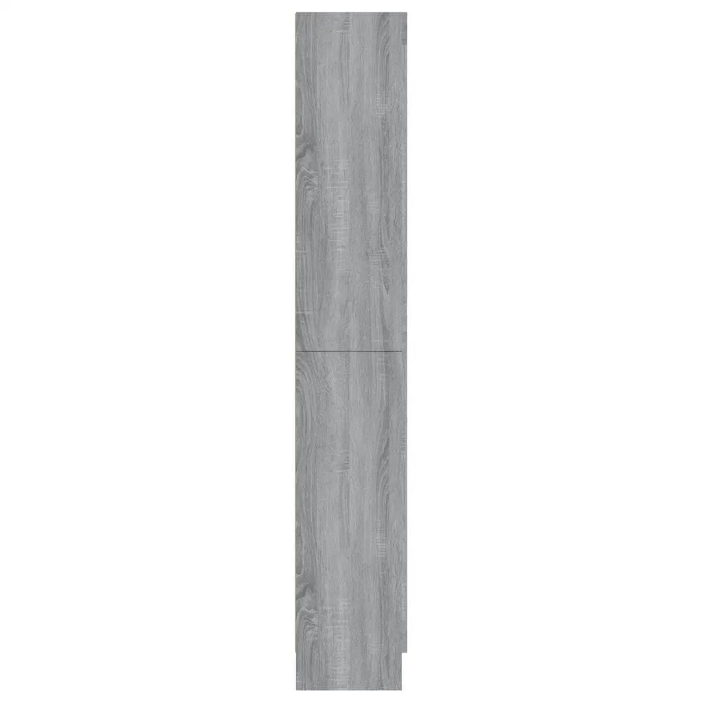 Mobile Vetrina Grigio Sonoma 82,5x30,5x185 Legno Multistrato 815622