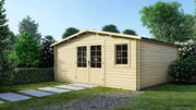Casetta da giardino in legno - 25m2 - 5x5m - 28mm - colore: naturale - DOM591 - ALTANKA