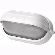 Plafoniera da Giardino PALPEBRA OVALE MINII BIANCA 21,5x11x10 cm E27 IP44 in Scatola