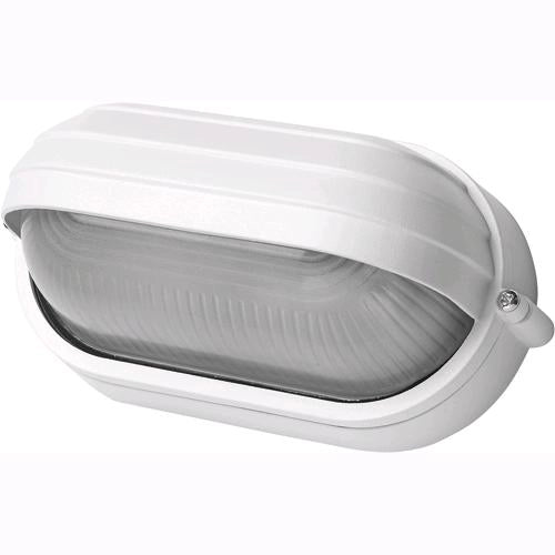 Plafoniera da Giardino PALPEBRA OVALE MINII BIANCA 21,5x11x10 cm E27 IP44 in Scatola