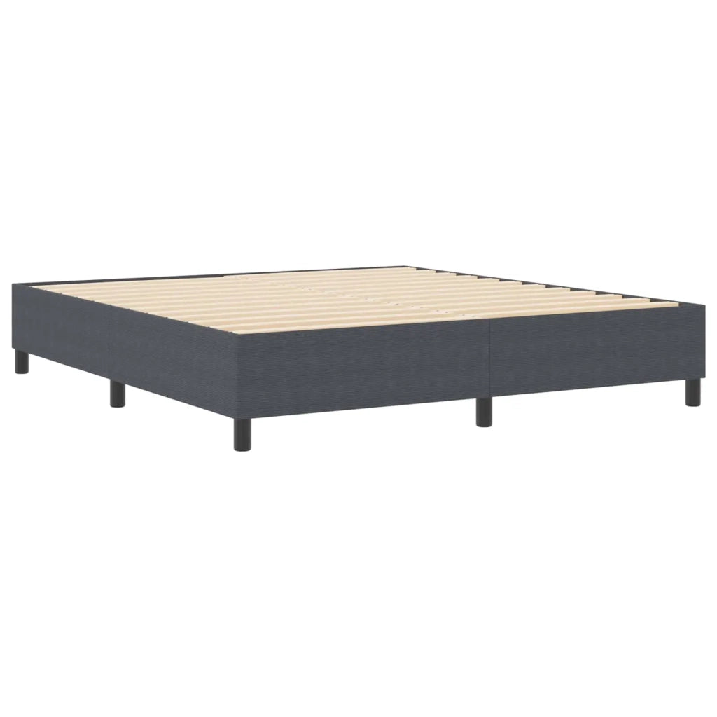 Struttura letto piattaforma-Giroletto-Rete del Letto Grigio scuro 180 x 200 cm