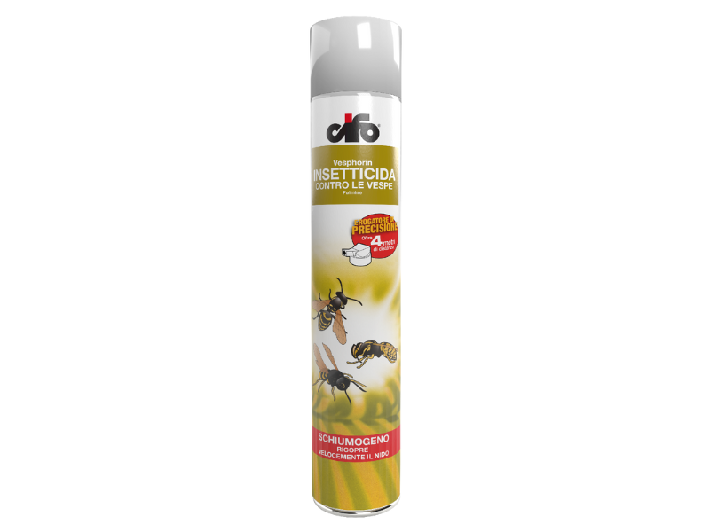 Insetticida spray vespe e calabroni Vesphorin Cifo 750ml schiumogeno