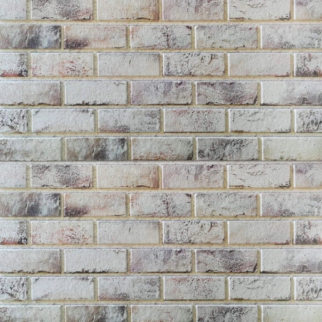 MURALES Pannello finto mattone in EPS Resinato finitura ruvida Misura 100x50 Cm spessore 2 cm
