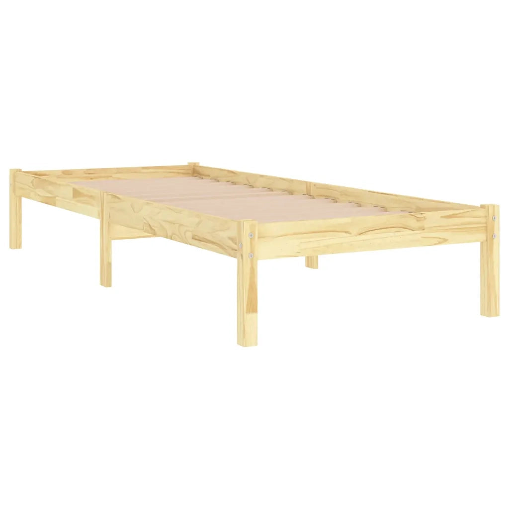 Giroletto-Struttura Letto in Legno Massello 75x190 cm Small Single 408912