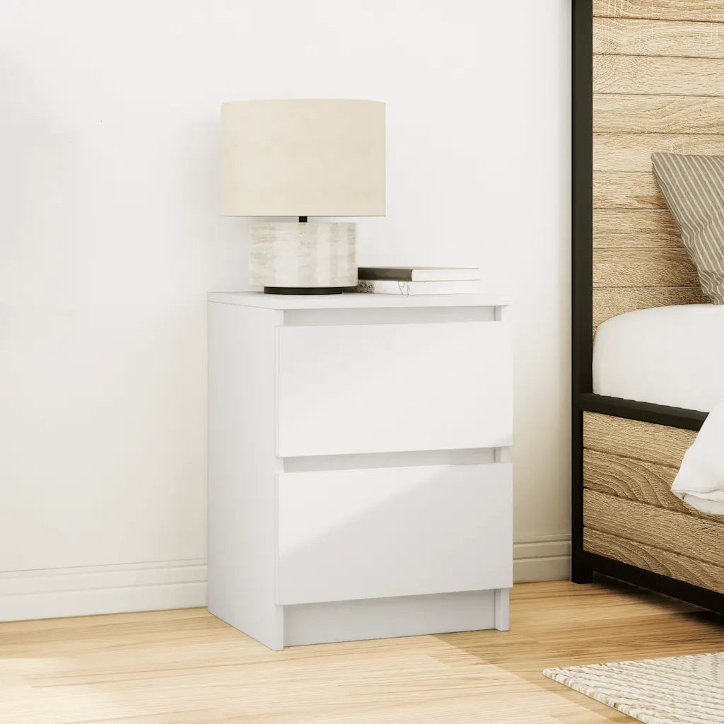 vidaXL Mobile Porta TV Bianco 40x35x54 cm in Legno Multistrato