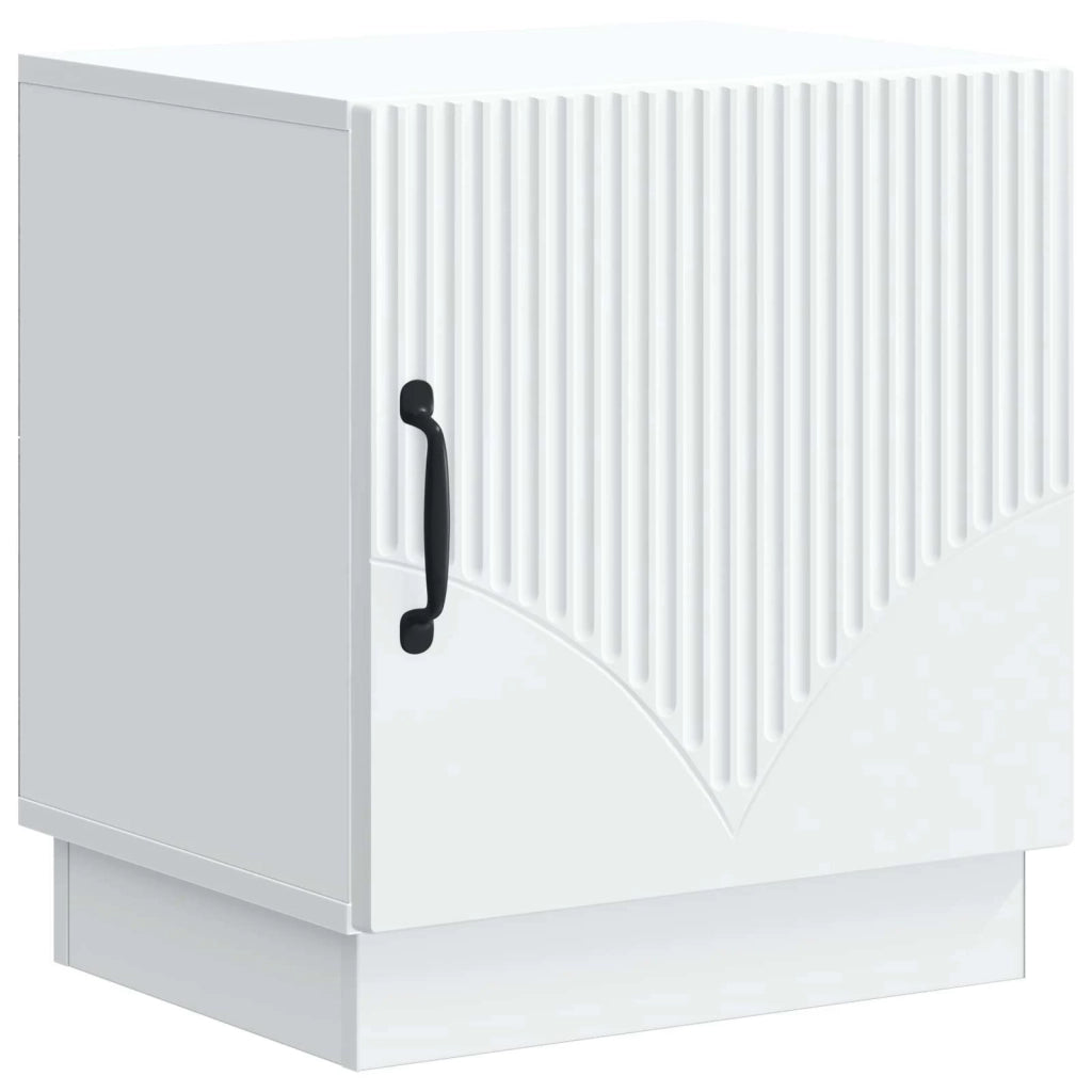 Comodino 2 pcs Bianco 43 x 34,5 x 47 cm Legno ingegnerizzato