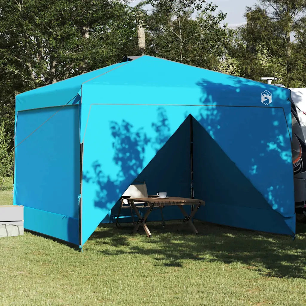 Tenda Gazebo-Tenda da festa Blu 290 x 290 x 251 cm Tessuto 223421