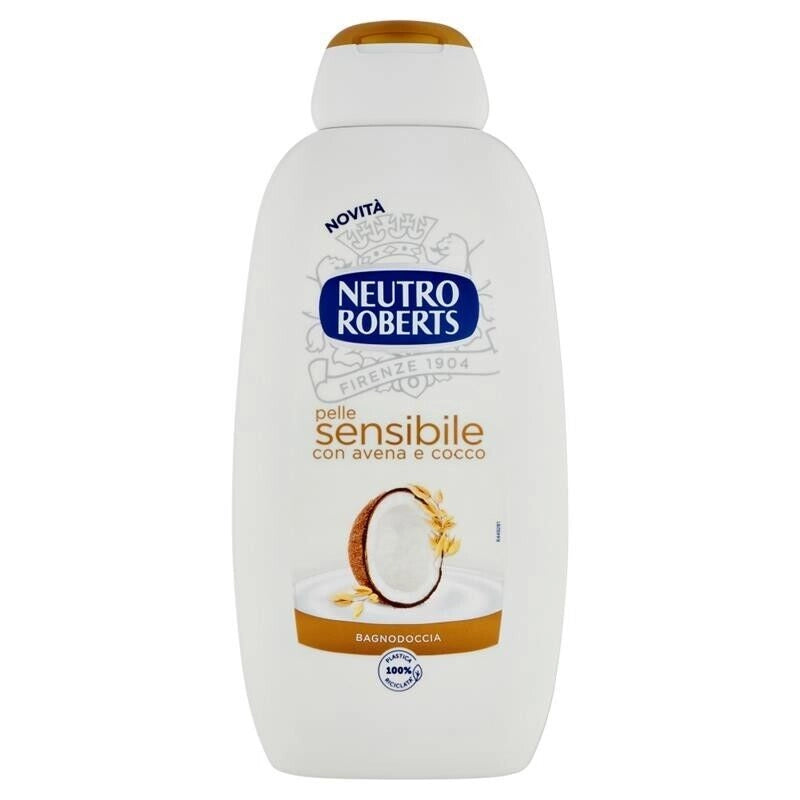 NEUTRO ROBERTS PELLE SENSIBILE CON AVENA E COCCO BAGNODOCCIA 600 ML