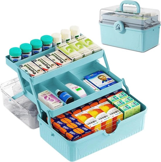 Farmacista Portatile - Farmacia Domestica Multifunzionale con Grande Capacità