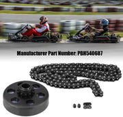 Centrifugaalkoppeling 3/4 pollici - 12 denti - #35 catena - per mini-bicicletta - sostituzione go-kart - alta qualità acciaio - centrifugaalkoppeling