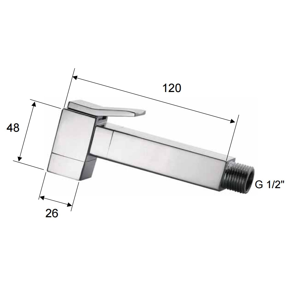 Doccetta bidet pulsante quadra - serie sq