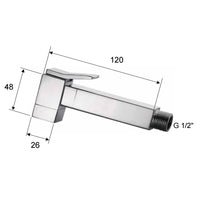 Doccetta bidet pulsante quadra - serie sq
