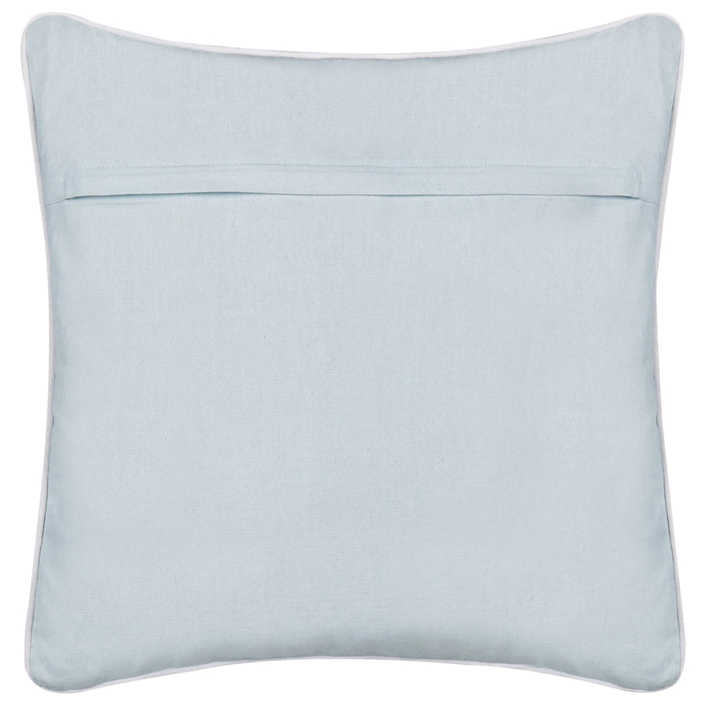 Set di 2 cuscini in cotone ricamati con motivo a cuoricini grigio 45 x 45 cm morbida imbottitura