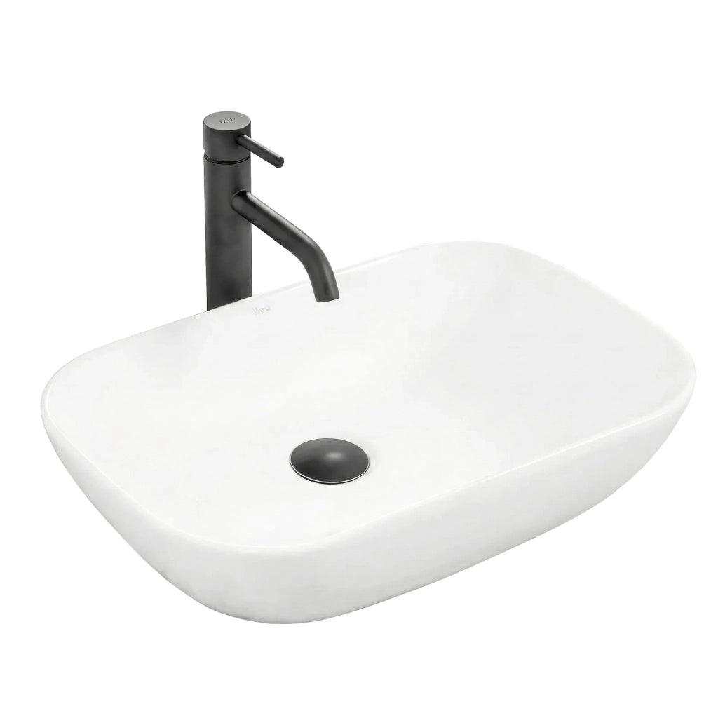 Lavabo Da Appoggio Rea Claudia 9447 White