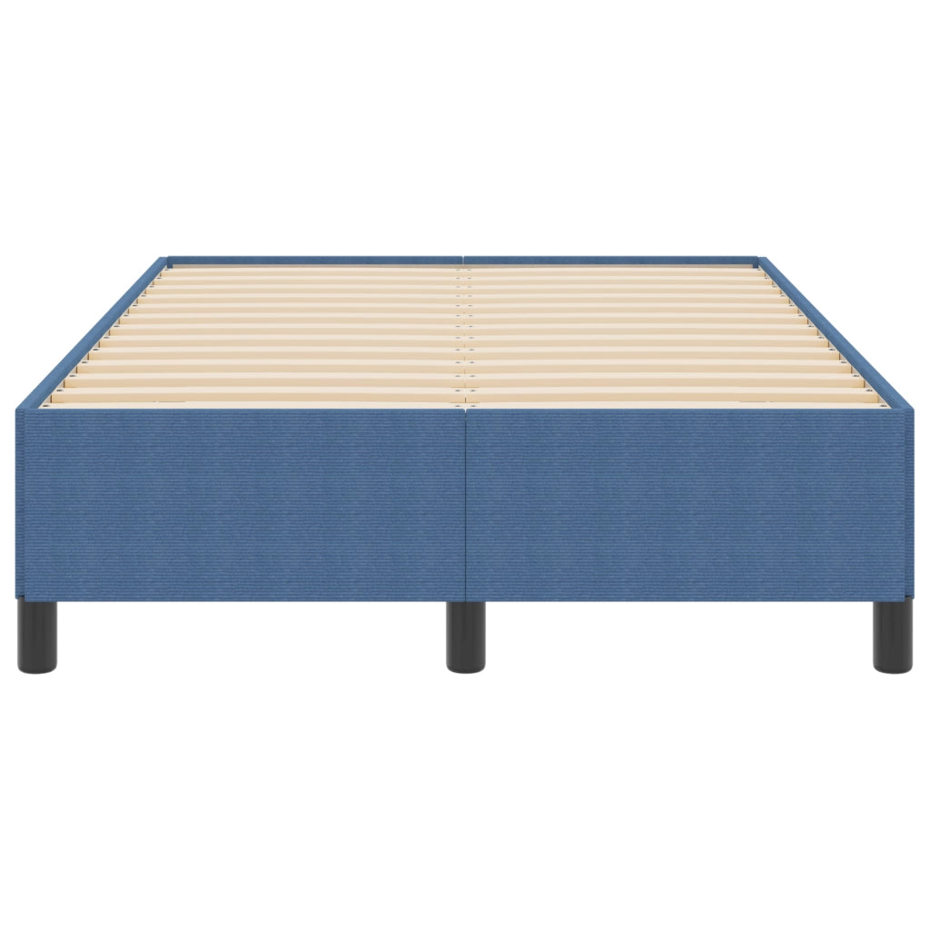 Struttura Letto Blu 120x190 cm in Tessuto Vellutato