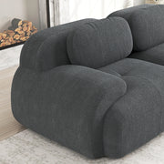 Divano angolare Hamlet LSF - Zephmum- Tessuto Cordstoff-Grey