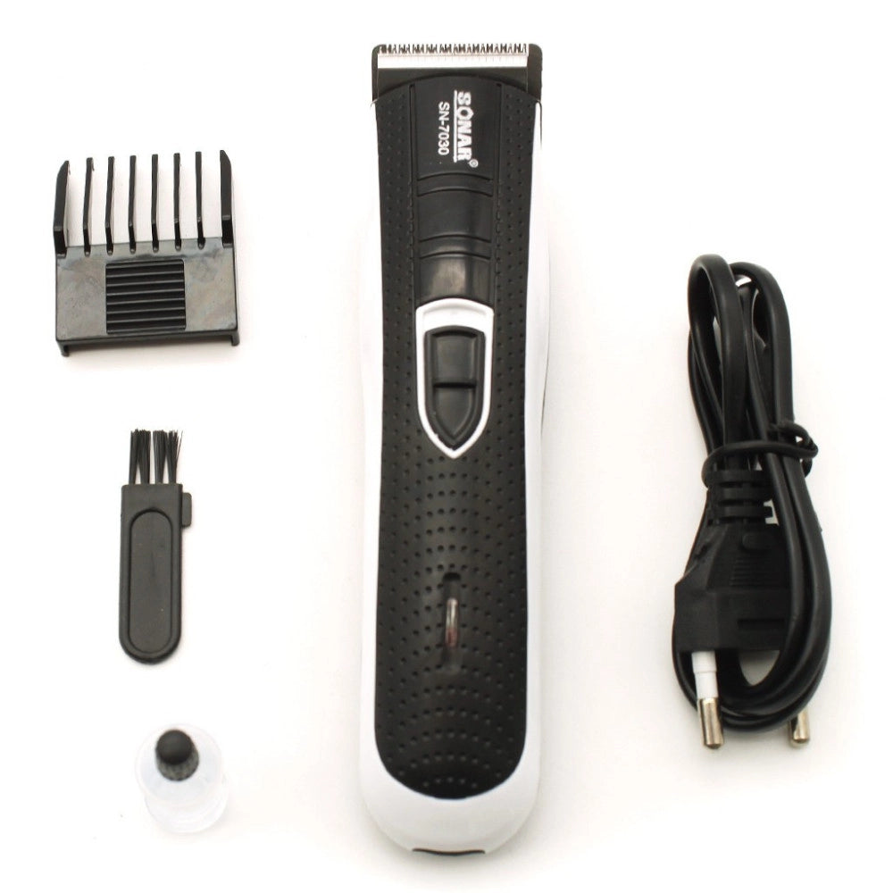 Trade Shop - Taglia Capelli Rasoio Elettrico Regola Barba Sonar Sn-7030 Ricaricabile -
