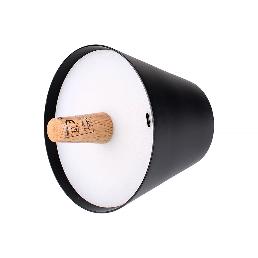 INNOVATIVA LAMPADA LED DA TAVOLO PORTATILE CON TAPPO PER BOTTIGLIA - CONTROLLO TOUCH E TEMPERATURA COLORE REGOLABILE