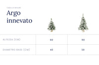 Albero di Natale Argo Innevato 60 cm