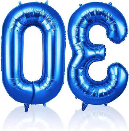 Ballooncini Helio XXL Blu 40 pollici - Decorazione per Feste di Compleanno Matrimoni e Celebrazioni d'Impresa - Ballooncini #30