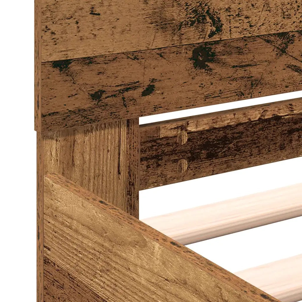 Struttura del letto Legno vecchio 203 x 185 x 70 cm 3378499