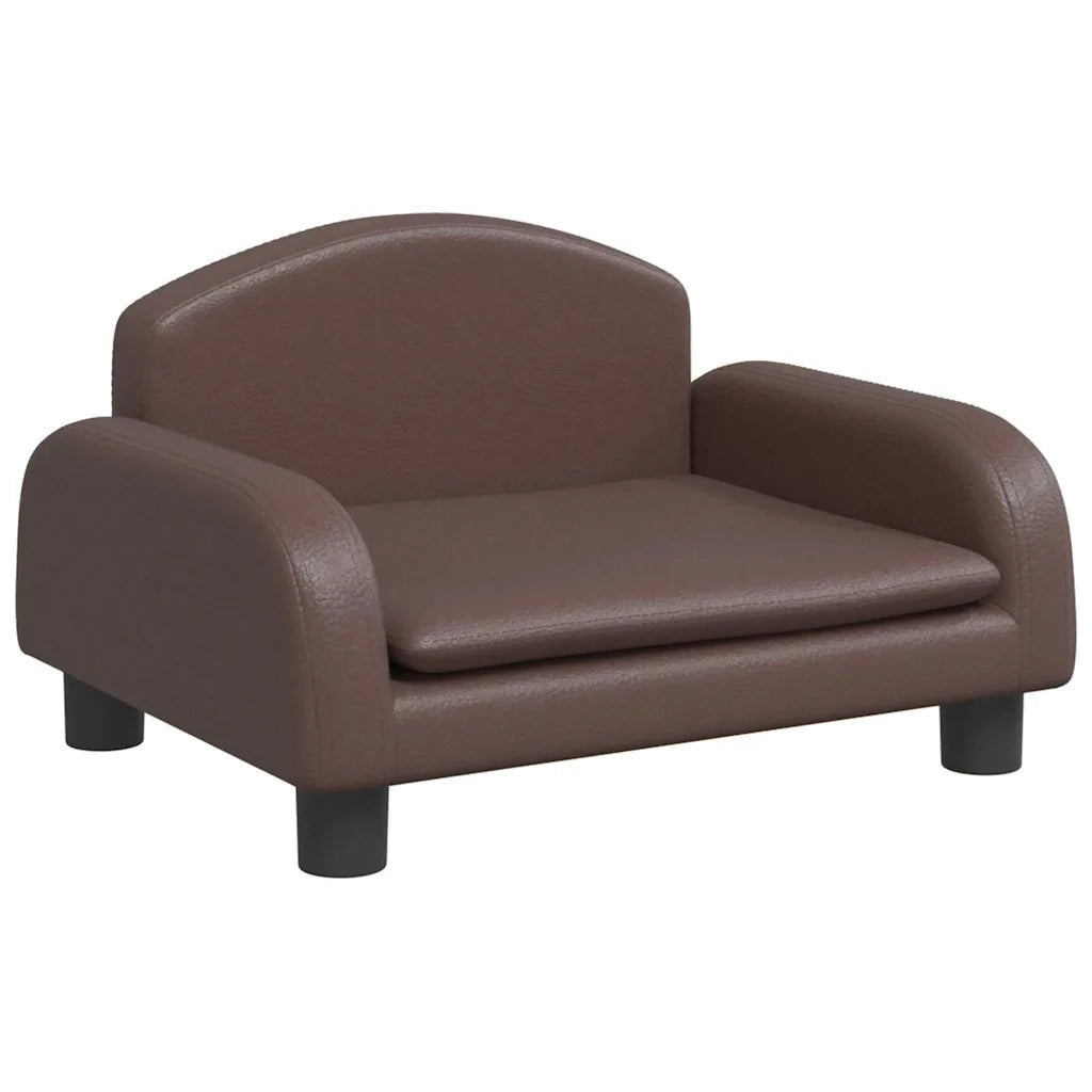 Lettino per Cani Marrone 50x40x30 cm in Similpelle CFW3116393