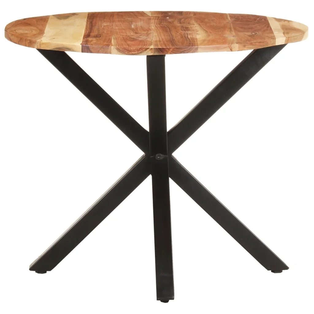 Tavolino di Servizio 68x68x56 cm in Legno Massello di Acacia 320660