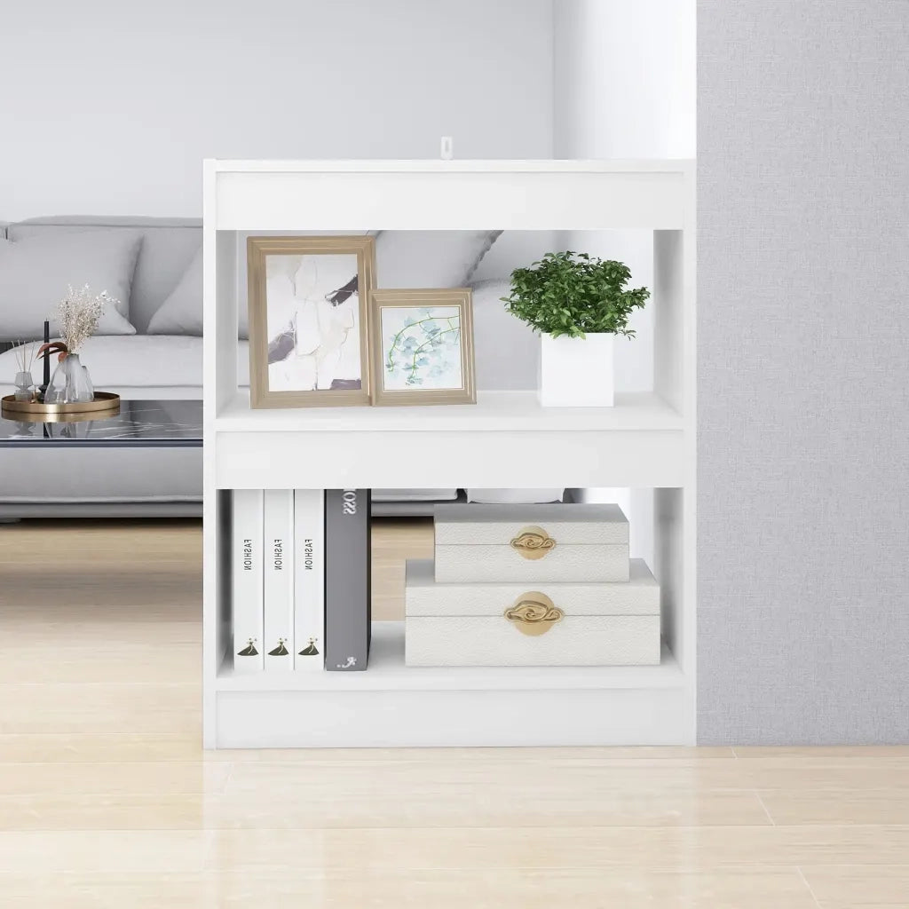 Libreria/Divisorio Bianco 60x30x72 cm cod mxl 9184