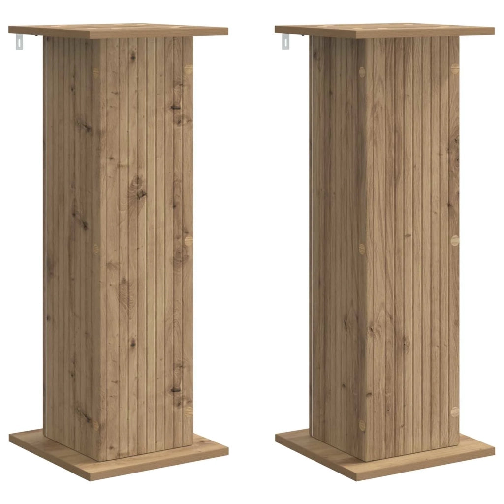 Supporto per piante 2 pcs Rovere Artigianale