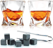 Set di whiskey in vetro di lusso con caraffa e bicchieri - set di regalo di whiskey