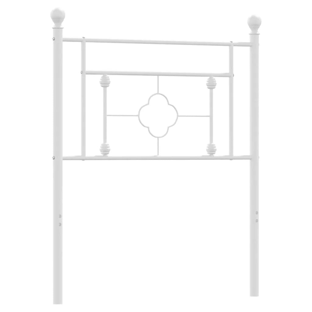 Testiera di Ricambio in Metallo Bianco 75 cm 374414