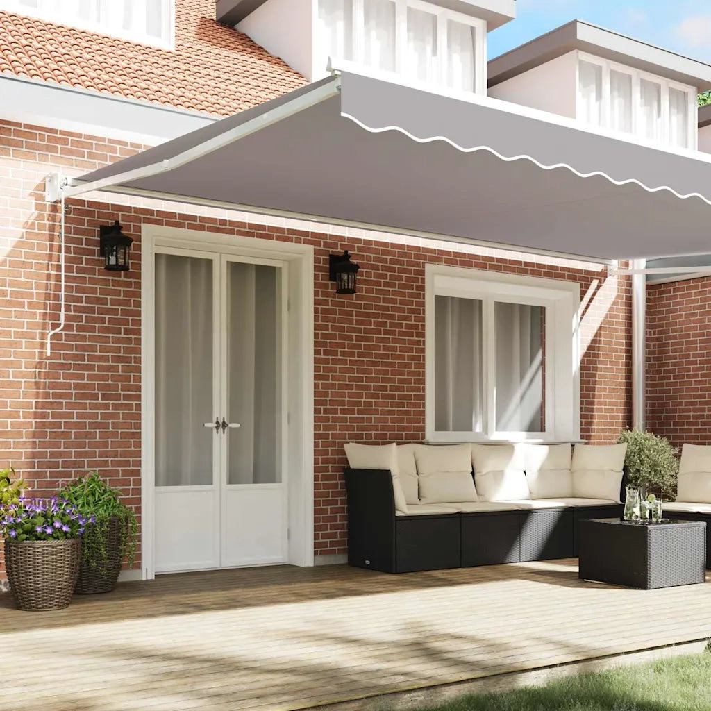 Tenda da Sole Grigio chiaro 500 x 300 x 165 cm 3331378