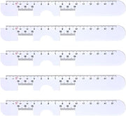 Pupillometro a distanza di occhio 5 pezzi per occhiali con pupillometro.