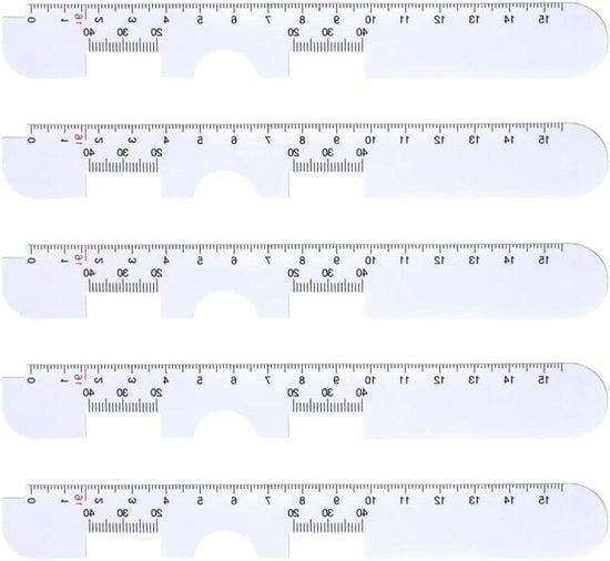 Pupillometro a distanza di occhio 5 pezzi per occhiali con pupillometro.
