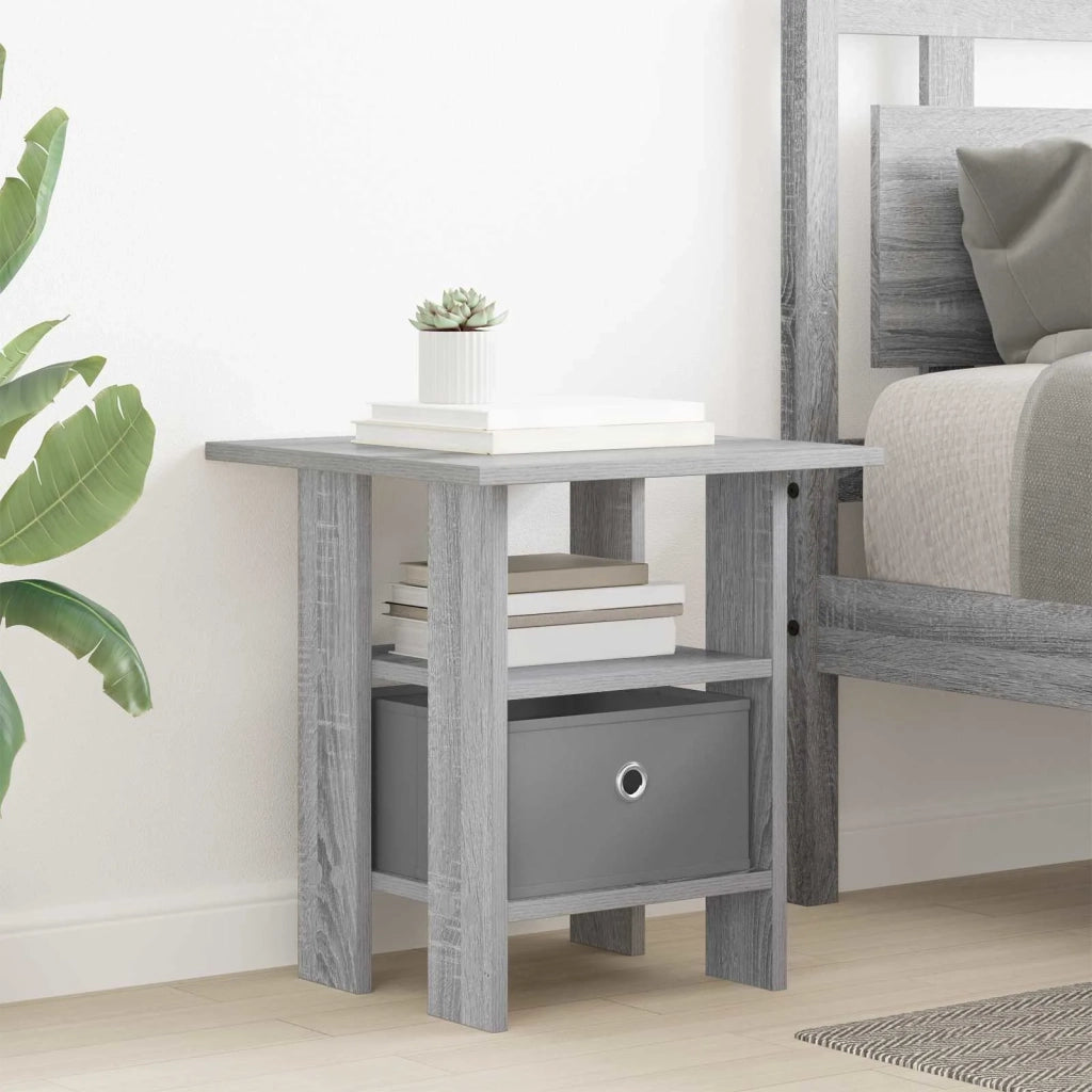 Comodino 2 pcs Grigio Sonoma 41 x 40 x 45 cm Legno multistrato 8000431