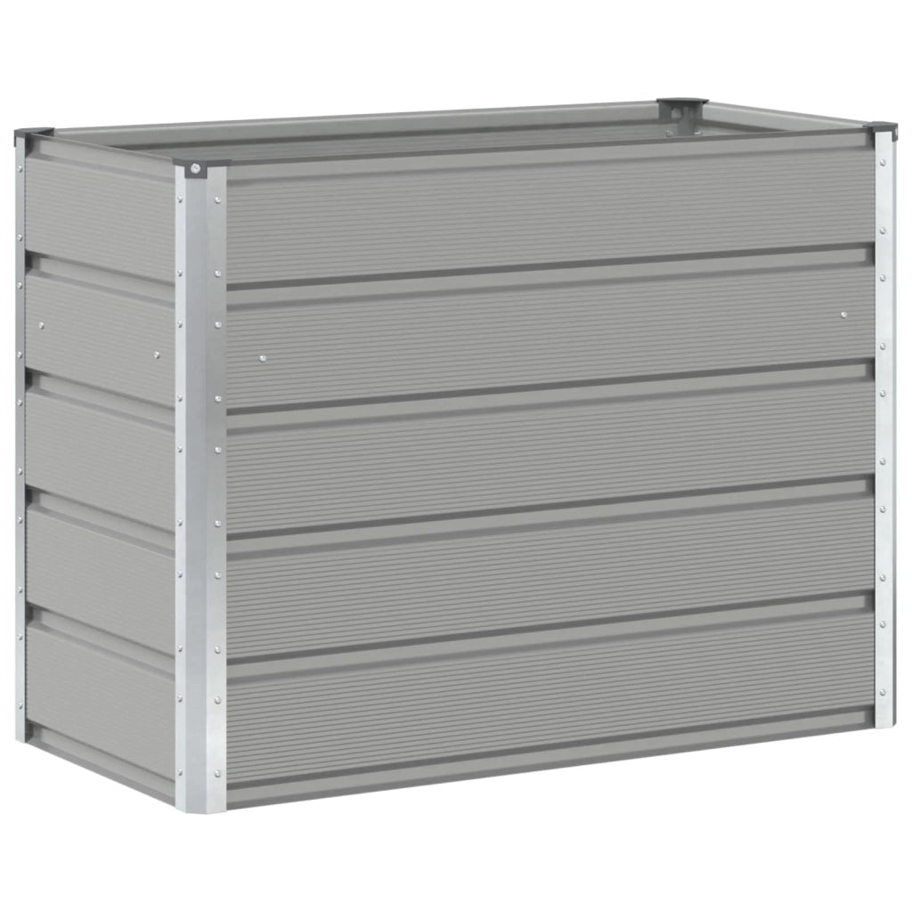 Fioriera Grigio chiaro 100 x 50 x 77 cm Acciaio zincato 42018151