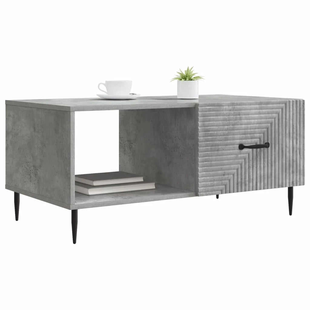 Tavolino da salotto Grigio Cemento 90 x 50 x 40 cm 894958