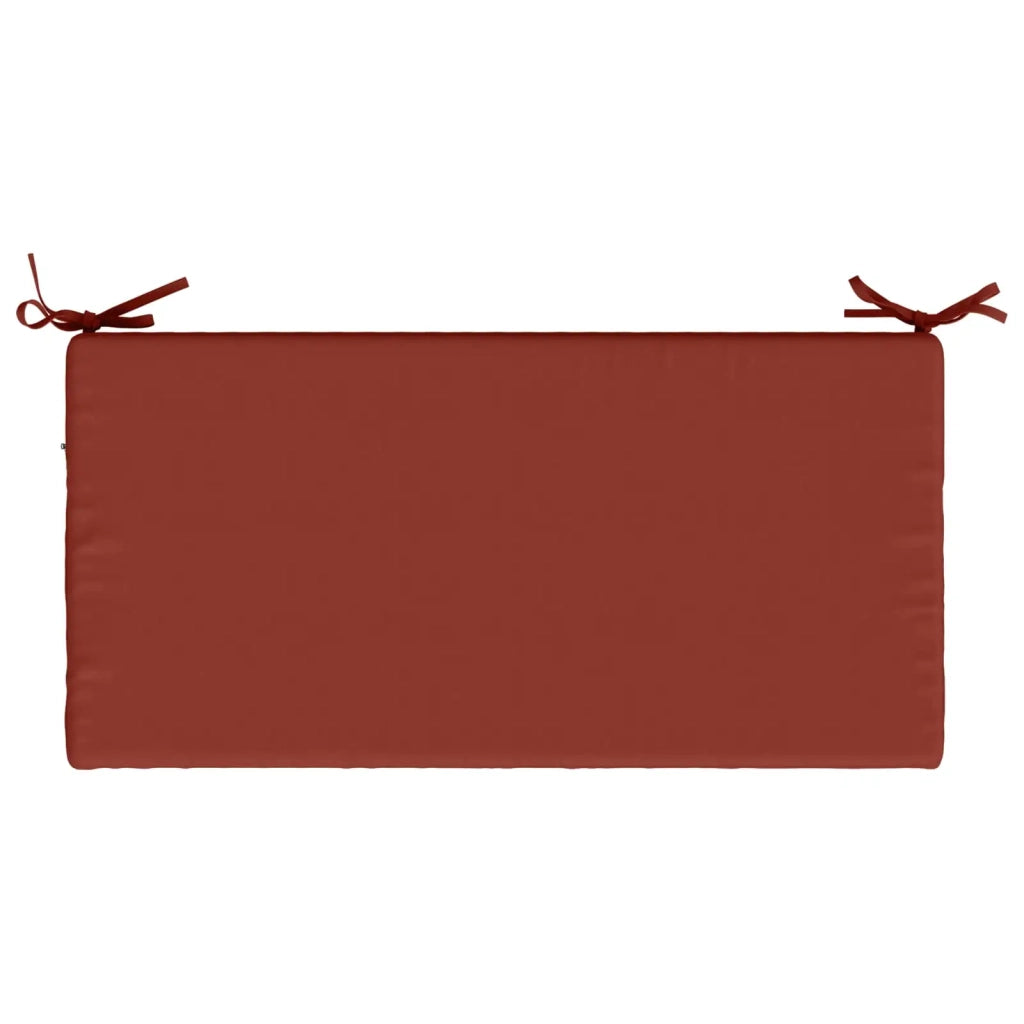 Cuscino per panchina SOEST 100% Poliestere Rosso 80 x 40 x 8 cm 949560