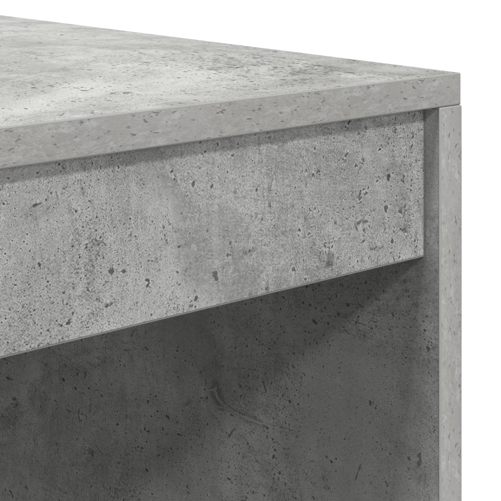 Scrivania per computer Grigio cemento Pannello MDF 90 x 50 x 76 cm