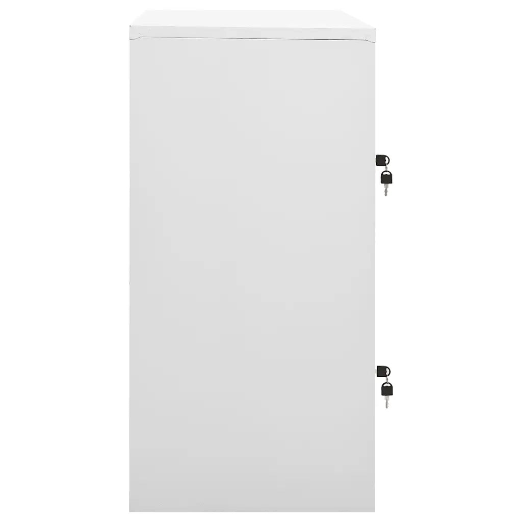 Armadietti con Chiave 5 pz Grigio Chiaro 90x45x92,5 cm Acciaio cod mxl 39939
