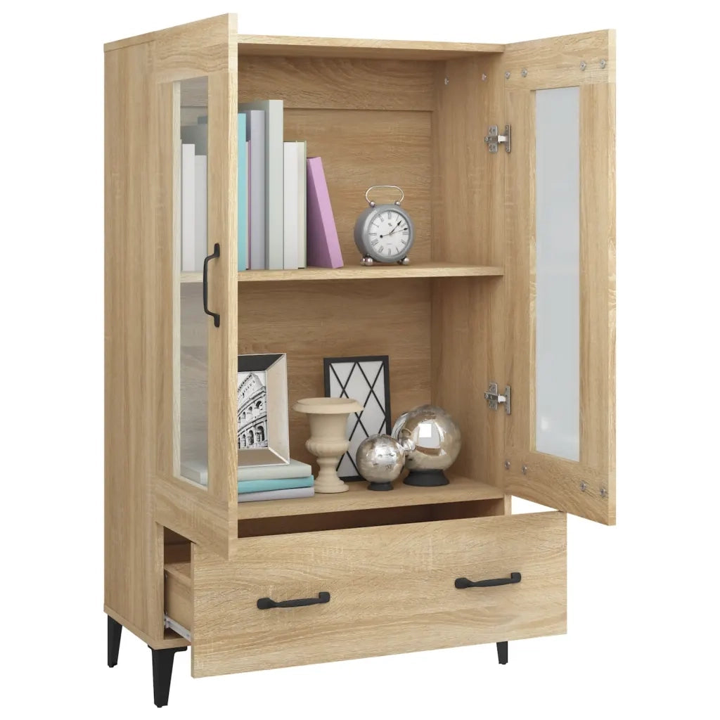 Credenza Rovere Sonoma 70x31x115 cm in Legno Multistrato 812558