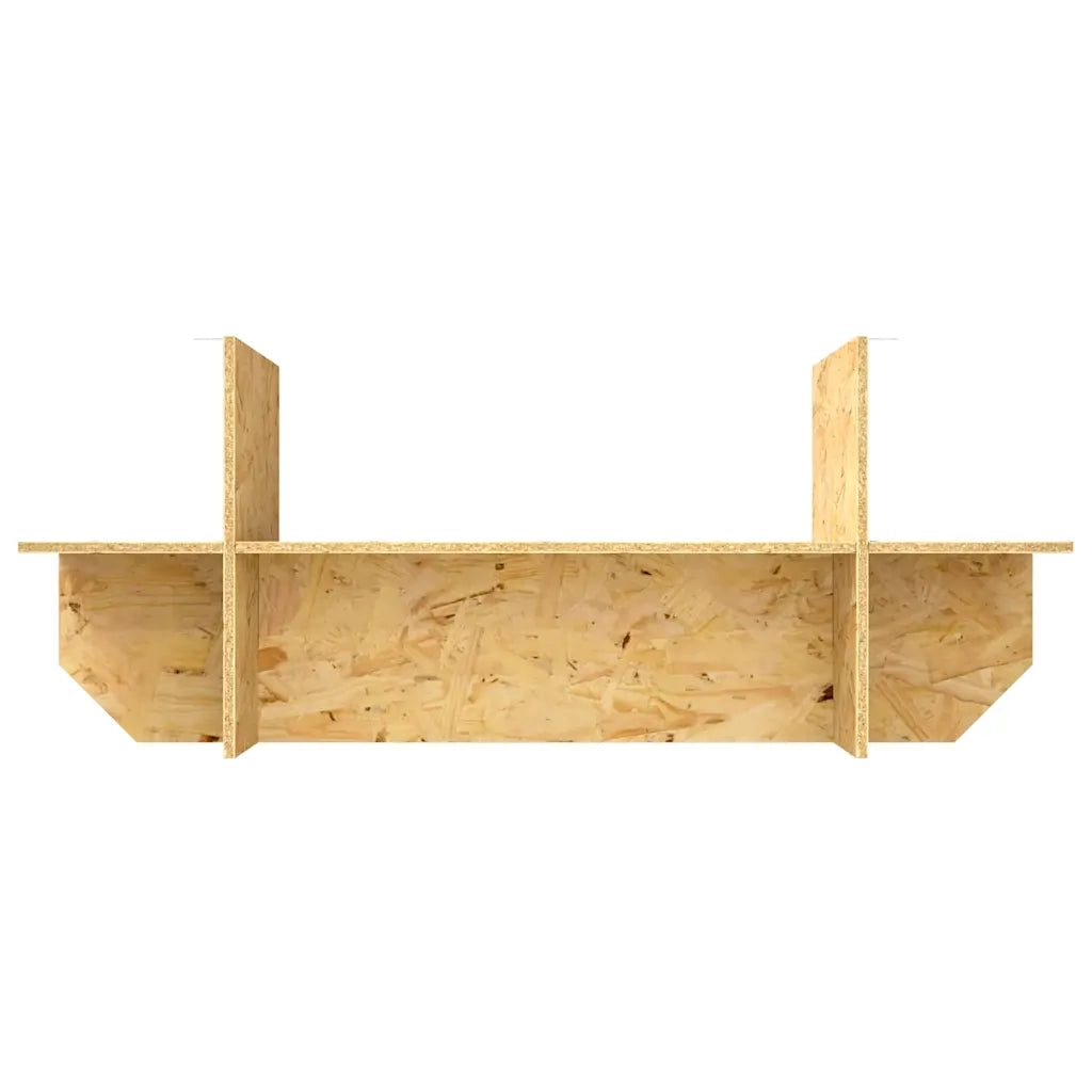 Base per Terrario con lo scaffale Marrone 100 x 40 x 50 cm OSB CFW9552074