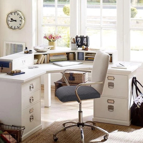 Copriporta da tavolo, 4 pezzi, Copriporta da tavolo a trama moderna per sala da pranzo Copriporta universale con allungamento per tavolo Copriporta da tavolo rimovibile Copriporta da tavolo lavabile per hotel, cucina, decorazione (Grigio scuro-B, 4 pezzi)