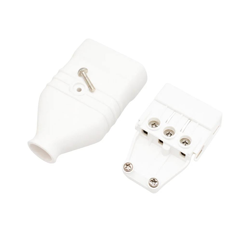 Presa antischiacciamento ecova 30363 bipasso 10/16a in pvc bianco