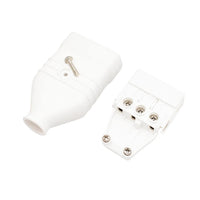 Presa antischiacciamento ecova 30363 bipasso 10/16a in pvc bianco