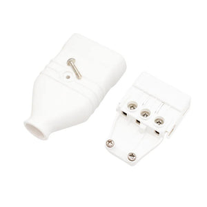 Presa antischiacciamento ecova 30363 bipasso 10/16a in pvc bianco